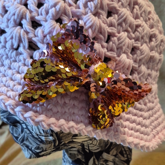 Classic Vintage Look•Summer Crochet ☀️ Bucket Hat - Picture 3 of 11